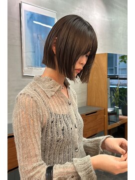 ニール 名古屋 伏見 丸の内(NEELU) 【Neelu_rie】グレージュボブ