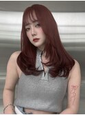 韓国ヘア/ブリーチ/暖色カラー/ワンホン【レイヤー/渋谷】