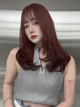 レディアル 渋谷(REDEAL) 韓国ヘア/ブリーチ/暖色カラー/ワンホン【レイヤー/渋谷】