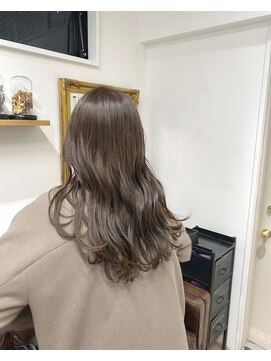 ロマリア 渋谷 渋谷宮益坂(Lomalia) 【Lomalia渋谷】くすみブラウン/グレージュカラー シアーカラー