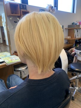 クロード モネ 吉祥寺店(Claude MONET) 【木賀　絵莉子】ブリーチカラー/ショート×メンズ