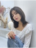 レイヤーカット×ストレートアイロン仕上げ