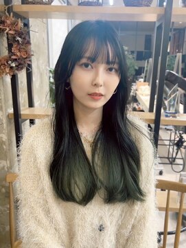 スウィープ(sweep) ロング/毛先カラー