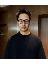 ウェウェ(wewe)&nbsp;メンズカット×スパイキーショート×黒髪20代30代40代50代