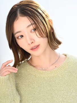 アイニティ(Inity) [Inity]マロンベージュ×タッセルボブ[心斎橋/髪質改善/縮毛矯正