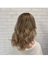 ビス ヘア アンド ビューティー 西新井店(Vis Hair＆Beauty)&nbsp;透明感カラー★ダブルカラーブリーチミルクティーベージュ