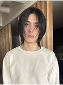 =メンズボブ/スパイキーショート/ブルーブラック／MEN’S HAIR