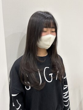 ハピネス 西大寺店(Happiness) レイヤーカット 顔まわりレイヤー ぱっつん前髪