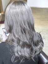 ブレイズヘアー(BLAZEhair)&nbsp;【透明感カラー】グレージュカラー×ブリーチ２回