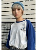 【ニット帽も可愛いミニボブ♪】　山下　泰世