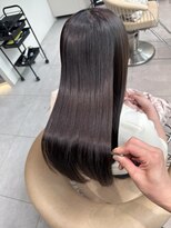 ロンド マーレ 天神大名店(Lond mare) レイヤーカット/暗髪/縮毛矯正