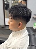 スキンフェードツーブロック