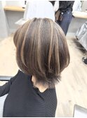 白髪ぼかし/ハイライトカラー/カラー/透明感/ハイライト/上尾