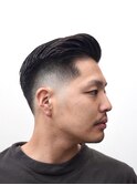 ビジネス対応◎大人フェードアップバング短髪ショート清潔感