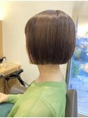 ワンレンボブスタイル