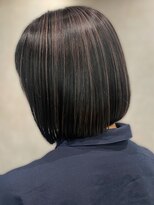 シャルムバイケンジ(Charm.by KENJE)&nbsp;レイヤーカット細めハイライト白髪ぼかし海外レイヤー東京銀座