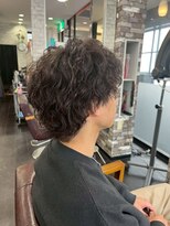 ヘアーメイク ロージー 北18条店(HAIR MAKE ROSY)&nbsp;緩めツイストスパイラルパーマ波巻きパーマメンズパーマ20代30代