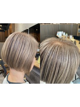 【庄内駅5分】髪と頭皮を傷ませない超高濃度水素ケアカラーで、頭皮・髪への負担を最小限に抑えます◎