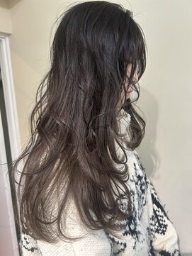 池袋/レイヤーカット/ハッシュカット/顔周りカット/グレージュ