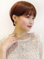 セイドット オモテサンドウ(Say. omotesando) Say.ショート丸みショートローズブラウンコーラルオレンジ表参道