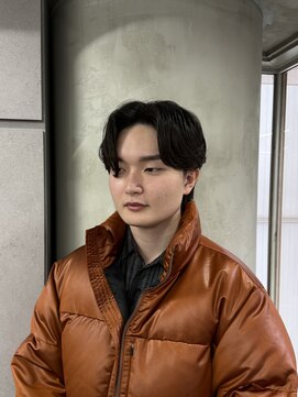 ニコ トウキョウ ロジック(nico TOKYO Logic) メンズセンターパートニュアンスパーマフェザーパーマ