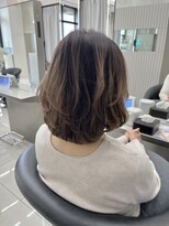 ザザ ZA/ZA 茗荷谷&nbsp;大人のレイヤー/ミディアム/茗荷谷/白髪ぼかし