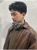 アクティブショート ピンパーマ メンズショート 短髪パーマ