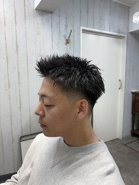 トランク ヘアー デザイン(tranq hair design) フェードスパイキー