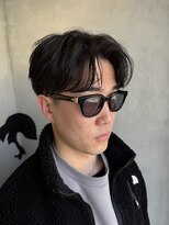 メンズココ 清澄白河店(MENS COCO)&nbsp;毛流れセンターパートフェザーショート刈り上げ