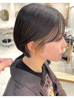  fit stand 千葉/ショートボブ/カット/パーマ/ダブルカラー/トリートメント/縮毛矯正&nbsp;イメチェン/ピンクベージュ/アンブレラカラー[千葉]