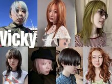 【vicky 】エッジを効かせた唯一無にのスタイル@echo_86 ← check it out　レイヤーカットデザインカット