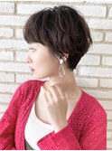 大人かわいい小顔前下がりスリークボブローライト20代30代40代