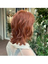 ジジ ヘアワークス(gigi hair works) テラコッタオレンジ