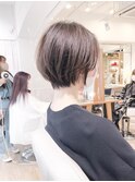 大人可愛い束感 耳掛けひし形小顔丸みショートボブ【近藤】横浜