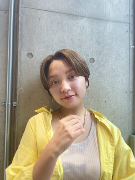 ディフィー 渋谷(defi) ミルクティーグレージュ×マッシュショート