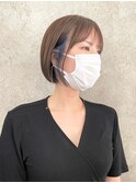 大人ショートボブ/ショートヘア/イルミナカラー/前髪あり[調布]