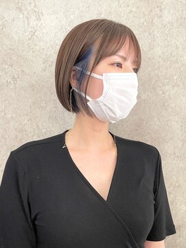 エリマ 調布(elima) 大人ショートボブ/ショートヘア/イルミナカラー/前髪あり[調布]