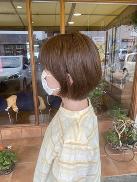 サロンド マーチ ノンブリーチでも実現☆透け感カラー