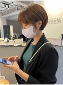 前髪あり大人ショートボブ20代30代40代　HACCH