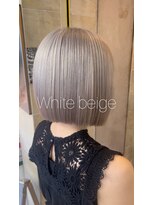 シェア 天王寺(share) ホワイトベージュ / ぱつっとボブ / share by wealstar