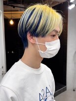 キラ 原宿(KILLA)&nbsp;インナーカラー/ツートンカラー/ダブルカラー/メンズ/前髪