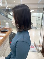 モリオ フロム ロンドン サッポロファクトリー店(morio FROM LONDON)&nbsp;【morio】札幌ボブ　ぱつっと外ハネシンプルボブ