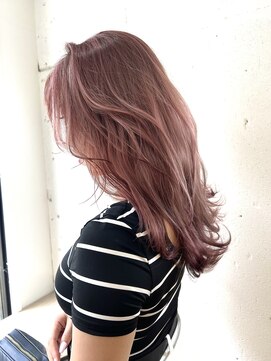 ヘアーワークス ヘルム 渋谷店(HAIR WORKS HELM) 【HELM渋谷】ピンクベージュ