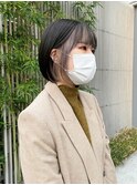 似合わせ小顔ボブ×インナーカラー デザインカラー