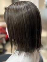 ヘアークリアー 春日部 大人可愛い切りっぱなしボブ/ナチュラルハイライト/アッシュグレ