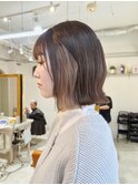 インナーカラー ベージュ