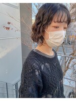 ツイギー 宮西店(TWiGGY)&nbsp;切りっぱなしにパーマスタイル