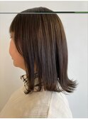 ナチュラルな外はねアレンジ
