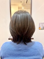 ヘアー グリーン(hair green) 30代40代50代ナチュラルレイヤーセミロング【髪質改善】