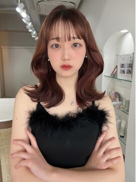 ボタン ハカタ(VOTAN hakata) 【藤野結衣】ピンクブラウン×韓国ヘア